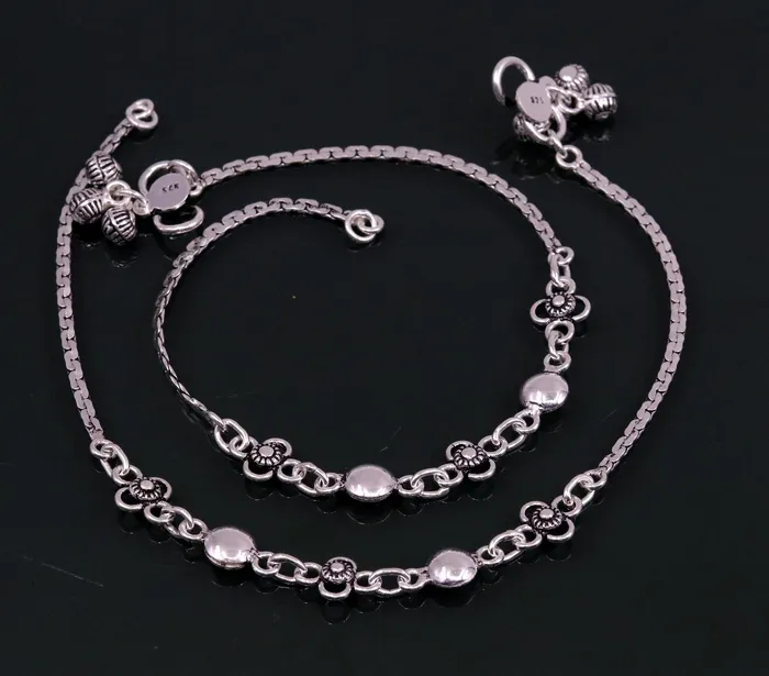 925 sterling silver handmade fabulous 105 inches long charm anklets foot bracelet best gifting belly dance jewelry bridesmaids gift ank88 TRIBAL ORNAMENTS Bracelets 925 sterling silver handmade fabulous 105 inches long charm anklets foot bracelet best gifting belly dance jewelry bridesmaids gift ank88 TRIBAL ORNAMENTS Bracelets