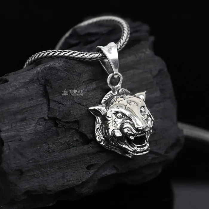 925 sterling silver LION FACE pendant symbolizes qualities associated with lions such as courage strength and leadership nsp707 TRIBAL ORNAMENTS Necklaces 925 sterling silver LION FACE pendant symbolizes qualities associated with lions such as courage strength and leadership nsp707 TRIBAL ORNAMENTS Necklaces