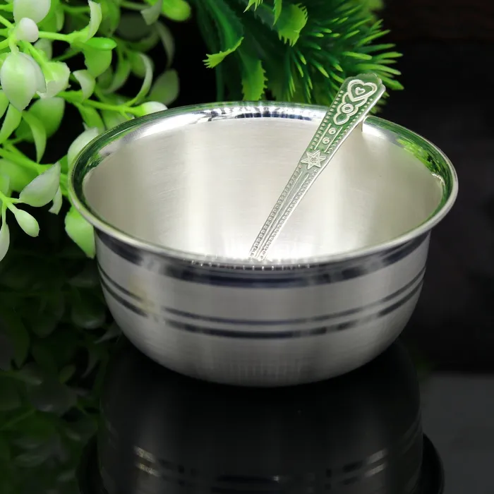999 pure silver handmade solid bowl and spoon table serving bowl silver vessels food serving utensils silver kitchen art baby set sv85 TRIBAL ORNAMENTS Rings 999 pure silver handmade solid bowl and spoon table serving bowl silver vessels food serving utensils silver kitchen art baby set sv85 TRIBAL ORNAMENTS Rings