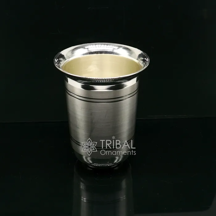 999 pure silver handmade water milk glass tumbler all sizes silver tumbler silver baby food dining flask silver utensils gift sv273 TRIBAL ORNAMENTS Necklaces