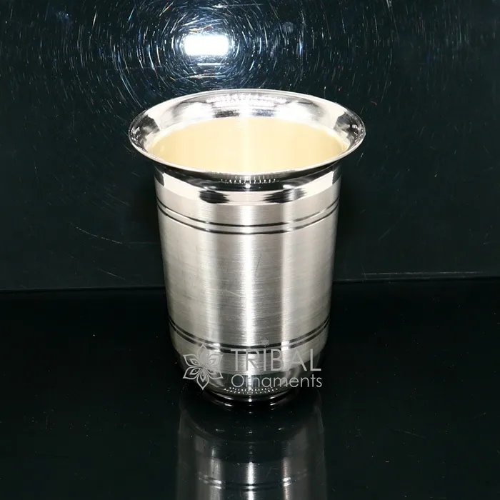 999 pure silver handmade water milk glass tumbler all sizes silver tumbler silver baby food dining flask silver utensils gift sv273 TRIBAL ORNAMENTS Necklaces
