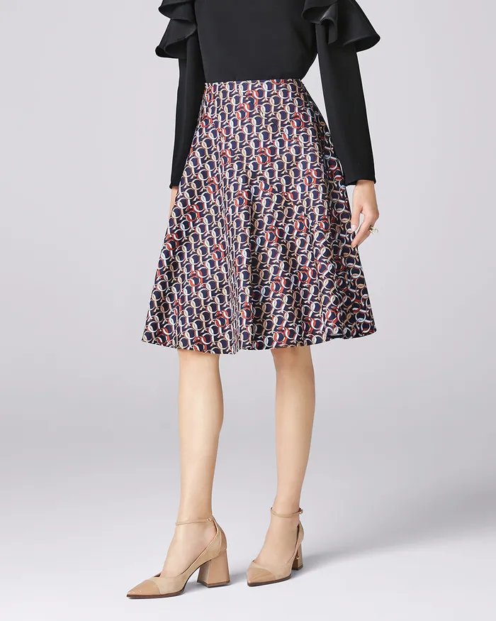 ADEAM Earrings Printed Chamber Skirt
