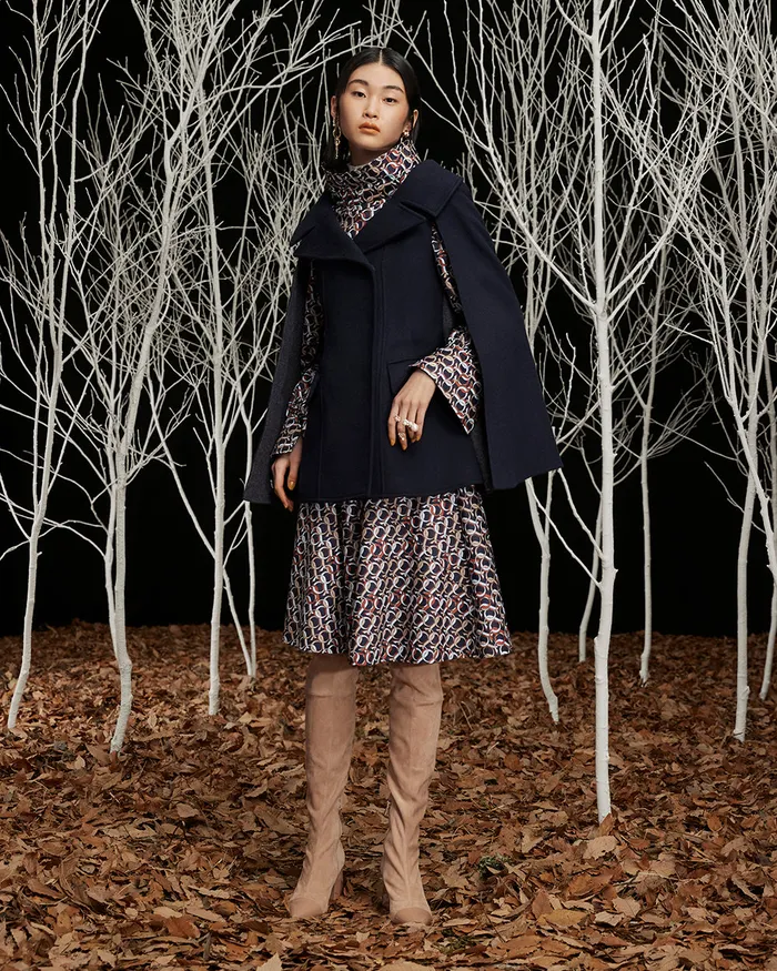 ADEAM Earrings Printed Chamber Skirt ADEAM Earrings Printed Chamber Skirt