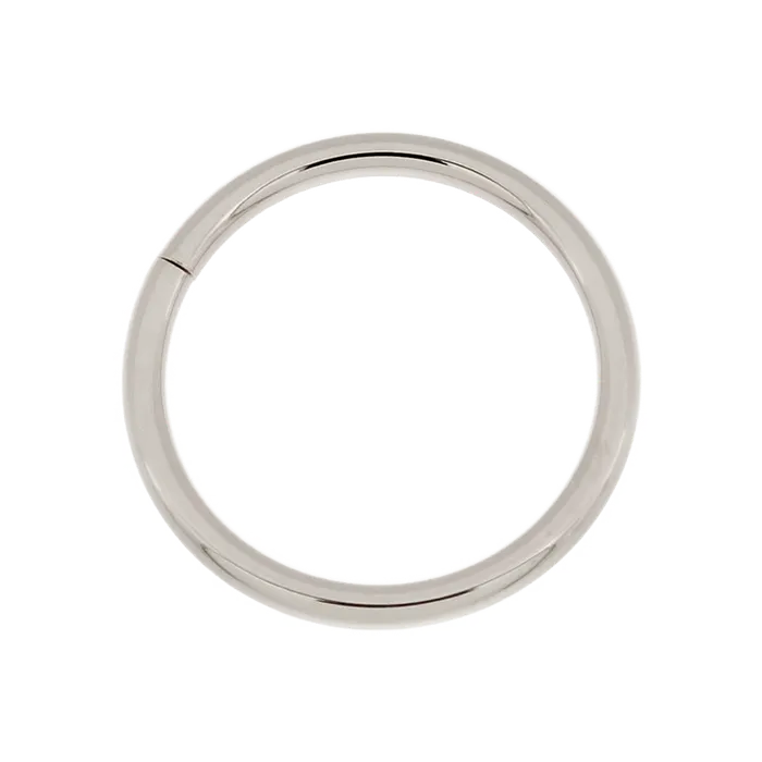 Aiyu Jewelry Rings White Gold Plain Seam Ring