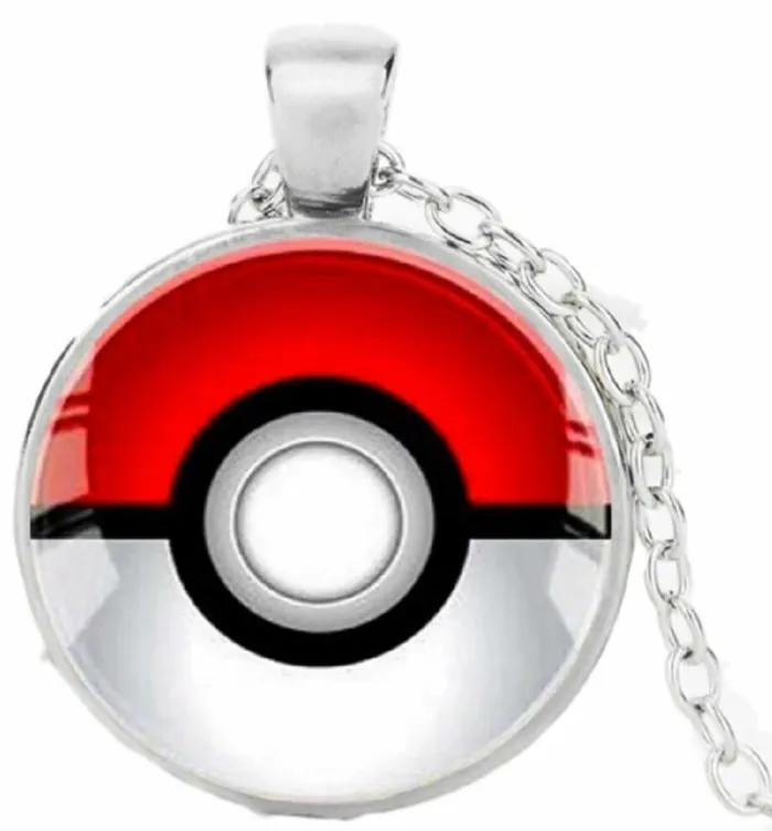 AZ649 Silver Cartoon Ball Dome Necklace alice Necklaces
