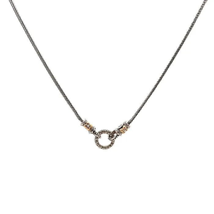 Barbara Bixby Rings PreOwned Barbara Bixby TwoTone Key Pendant