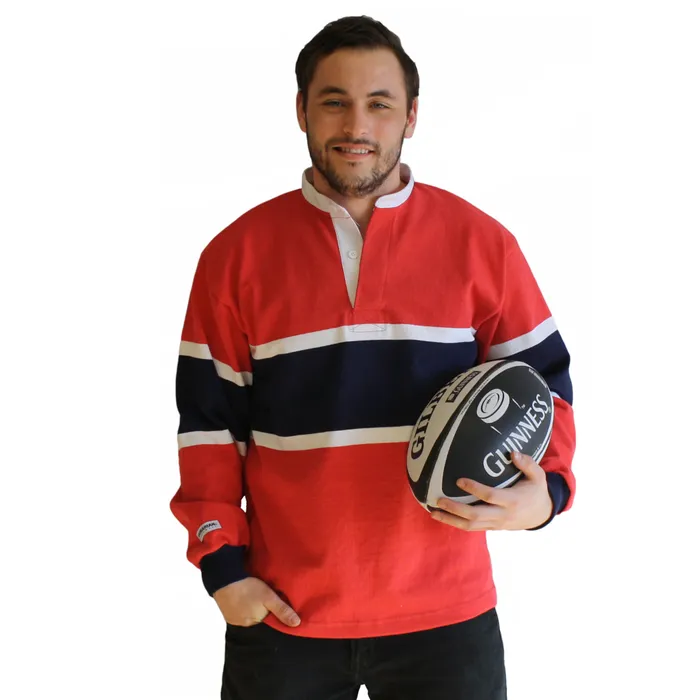 Barbarian Sports Wear Earrings Montreal Heritage Stripe Rugby Shirt
