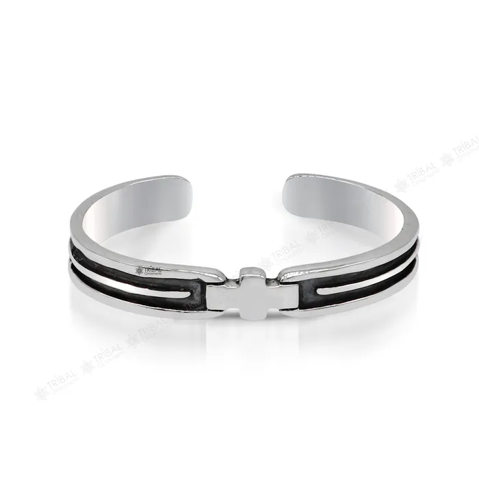 Bracelets 925 sterling silver handmade open face cuff bangle bracelet gifting solid adjustable jewelry best gift cuff bracelet from india nsk376 TRIBAL ORNAMENTS Bracelets 925 sterling silver handmade open face cuff bangle bracelet gifting solid adjustable jewelry best gift cuff bracelet from india nsk376 TRIBAL ORNAMENTS