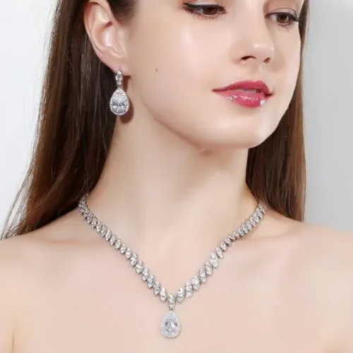 Bridal Jewelry Set Jewelvers Earrings Bridal Jewelry Set Jewelvers Earrings