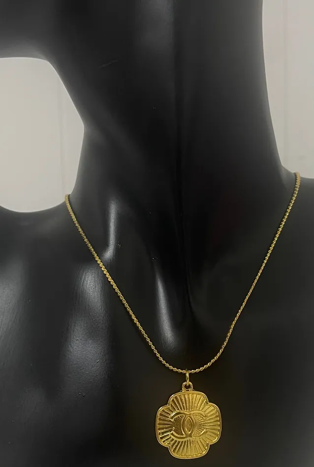 CC Gold Necklace Twisted Moon Jewelry Necklaces