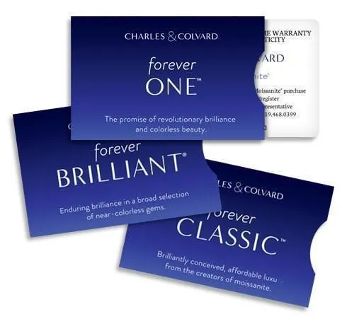 Certified Round Forever One Charles Colvard Loose Moissanite Stone 300 Carats E Color VVS1 Clarity Charles Colvard Rings