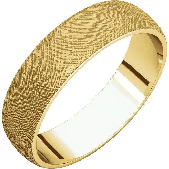 Classic Wedding Band Florentine Finish Fire Brilliance Rings