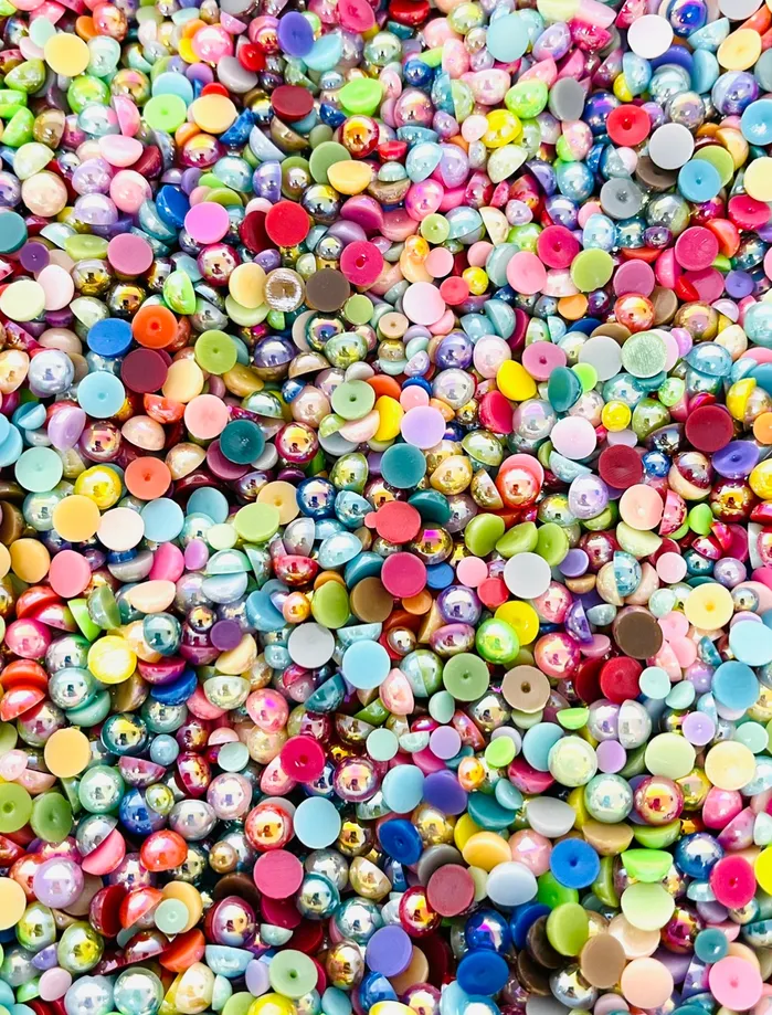 Confetti Party Mix Flatback Pearl Mixed Rhinestone Set30 grams Twisted Moon Jewelry Earrings Confetti Party Mix Flatback Pearl Mixed Rhinestone Set30 grams Twisted Moon Jewelry Earrings