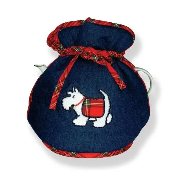 DC Supplies Earrings Tartan Terrier Tea Cosy