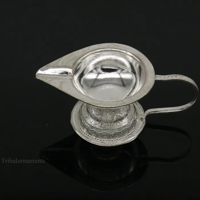 Diwali puja special silver handmade kappor dani silver temple utensils silver diya deepak silver single joth kapoor Aarti art su413 TRIBAL ORNAMENTS Rings Diwali puja special silver handmade kappor dani silver temple utensils silver diya deepak silver single joth kapoor Aarti art su413 TRIBAL ORNAMENTS Rings