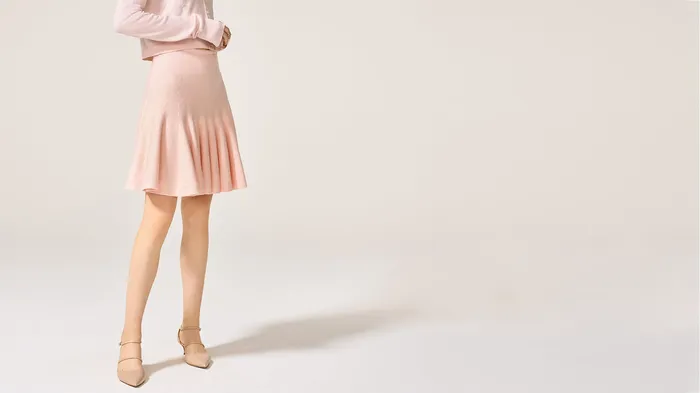 Earrings ADEAM Pearl Blush Wendy Knit Skirt
