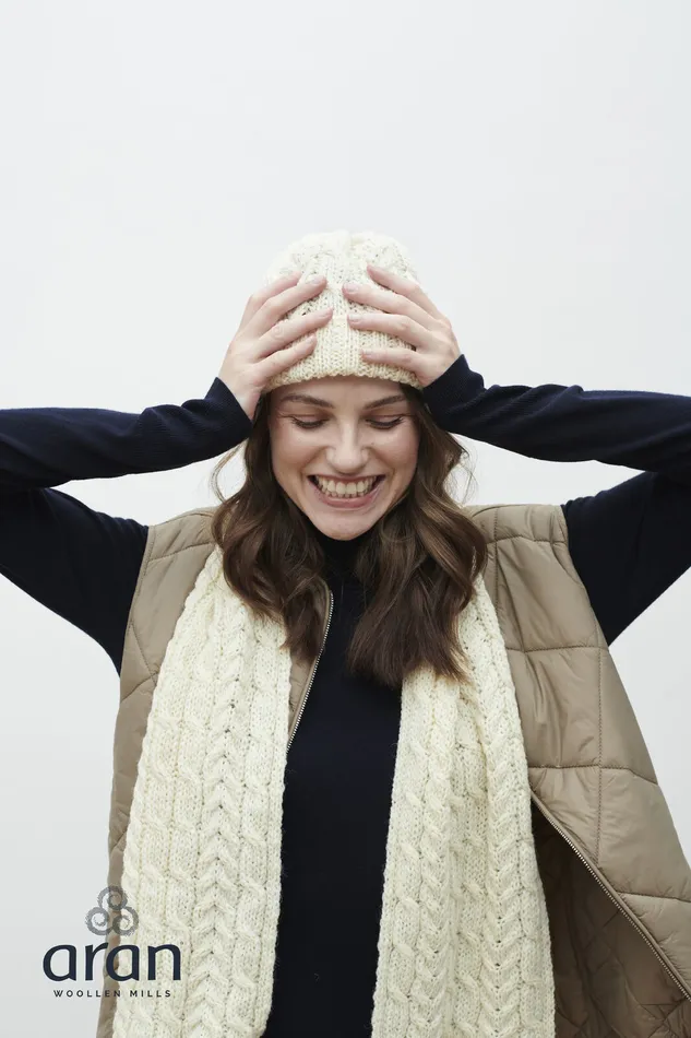 Earrings Aran Woollen Mills Heritage Cable Hat