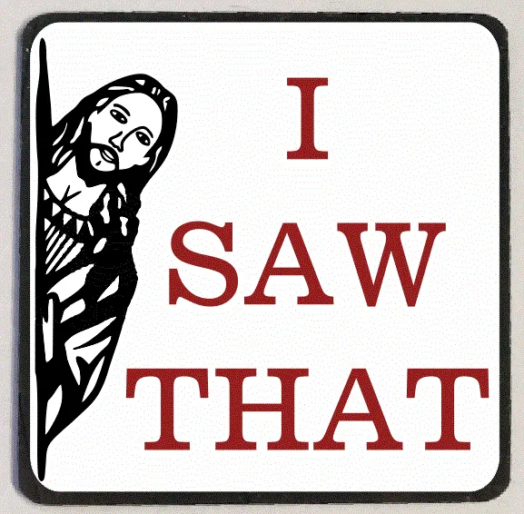Earrings Iris Fashion Jewelry M223 Jesus Saw That Refrigerator Magnet