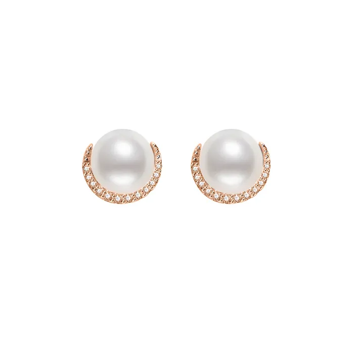 Earrings Pearly Lustre Elegant Freshwater Pearl Set WS00080