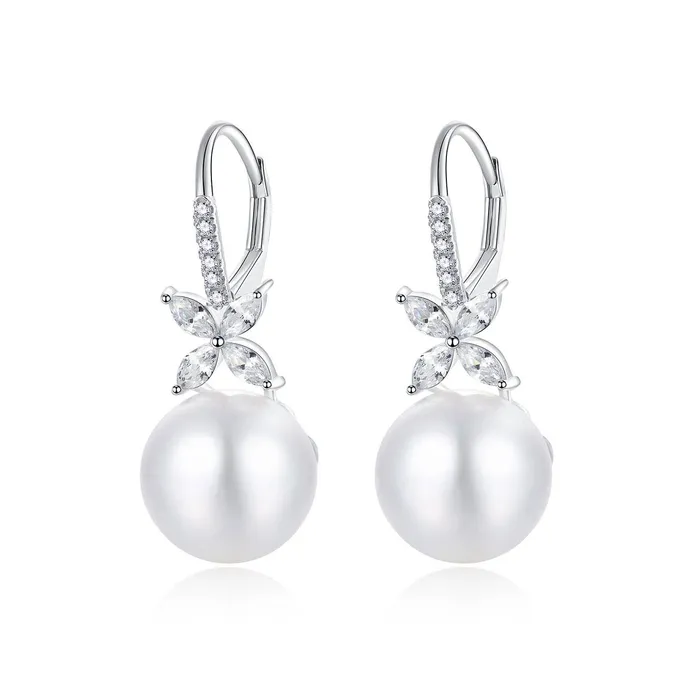 Earrings Pearly Lustre Top Grade Edison Pearl 18k solid gold Earrings KE00004 EVERLEAF Earrings Pearly Lustre Top Grade Edison Pearl 18k solid gold Earrings KE00004 EVERLEAF