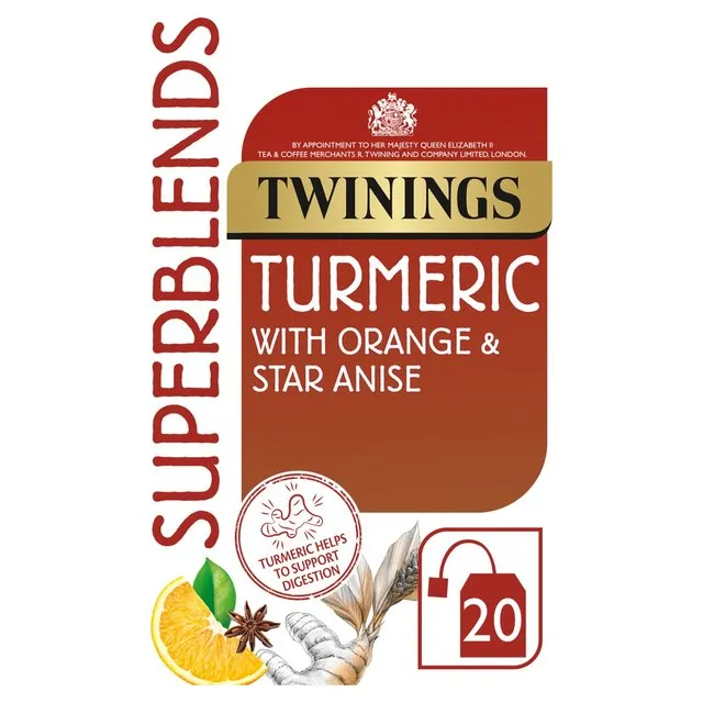 Earrings Ramsden International Twinings Superblends Turmeric