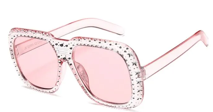 Earrings S357 Peach Pink Shining Collection Sunglasses POLLY