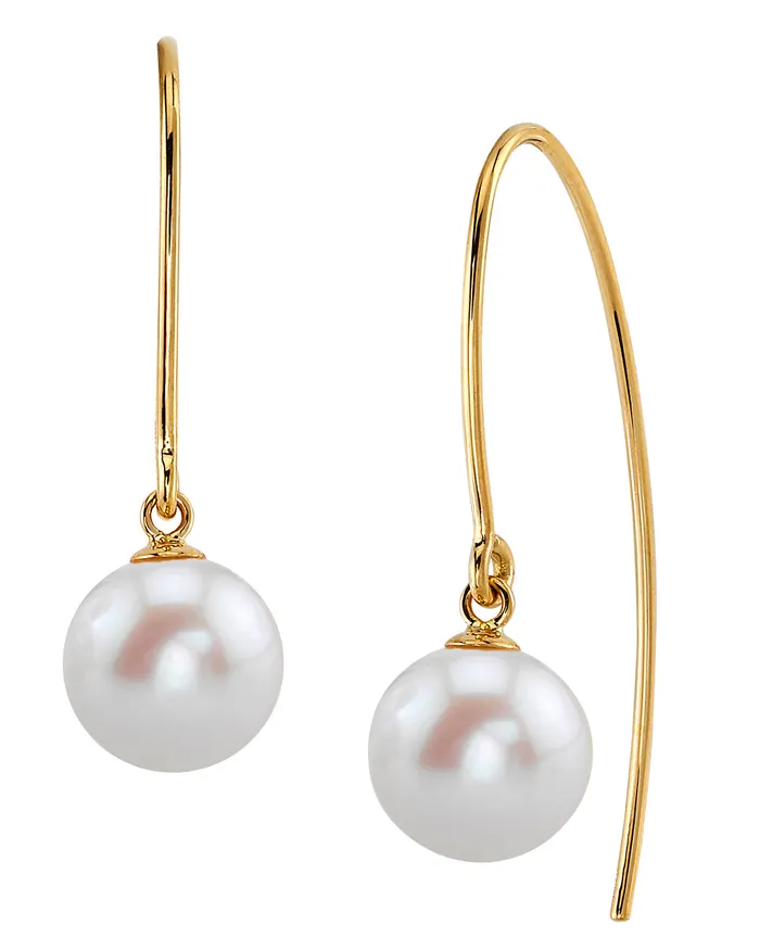 Earrings spt Freshwater Pearl Capital Dangle Earrings