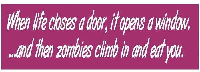 Earrings STD112 Zombie Bumper Sticker Winter Park Products