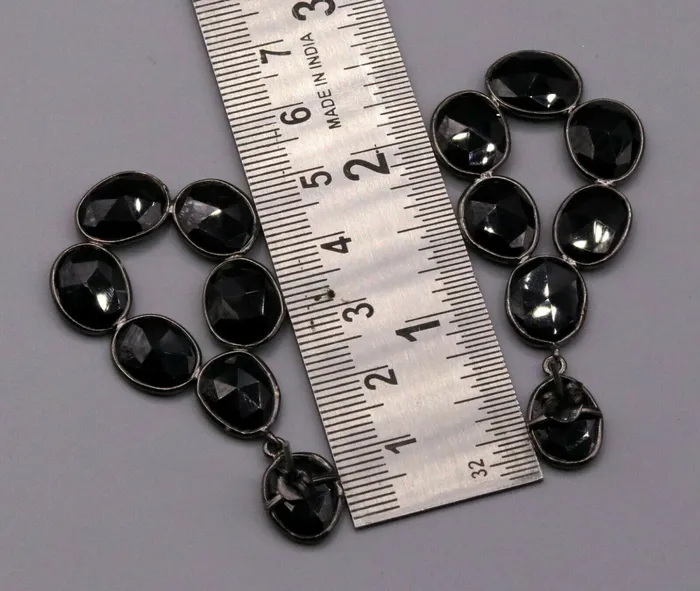 Earrings TRIBAL ORNAMENTS Fabulous onyx bollywood style 925 silver gorgeous stud earrings dangle s154