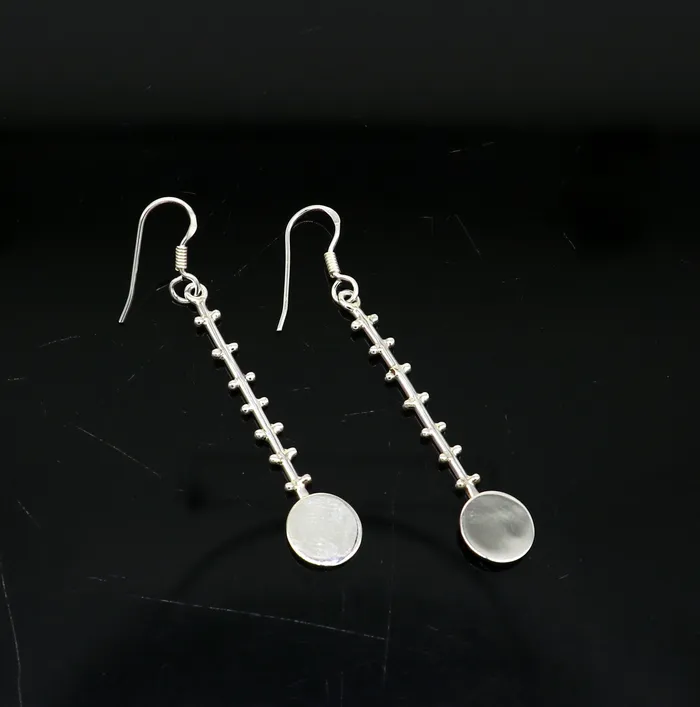 Earrings TRIBAL ORNAMENTS Real 925 Sterling silver handmade fabulous hoops earring fabulous brides stylish fancy fashionable earring hip hops jewelry ear672 Earrings TRIBAL ORNAMENTS Real 925 Sterling silver handmade fabulous hoops earring fabulous brides stylish fancy fashionable earring hip hops jewelry ear672