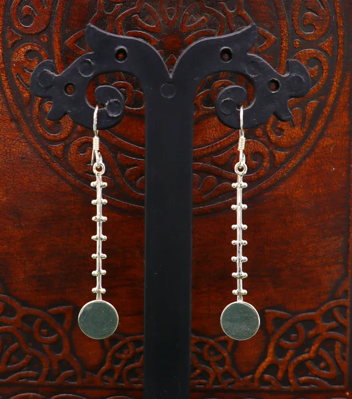 Earrings TRIBAL ORNAMENTS Real 925 Sterling silver handmade fabulous hoops earring fabulous brides stylish fancy fashionable earring hip hops jewelry ear672 Earrings TRIBAL ORNAMENTS Real 925 Sterling silver handmade fabulous hoops earring fabulous brides stylish fancy fashionable earring hip hops jewelry ear672