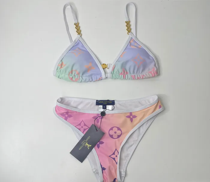 Earrings Twisted Moon Jewelry LV Colorful Bikini Set