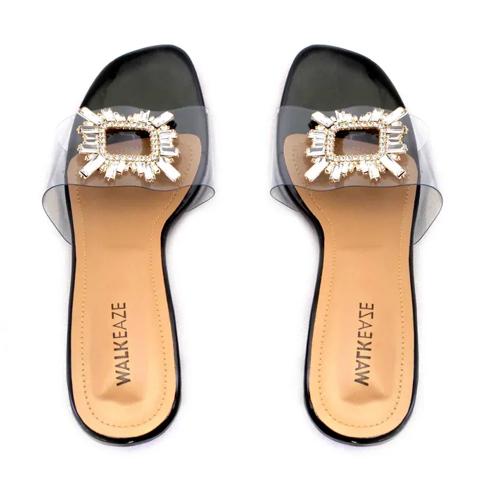 Earrings Women Slippers 62066S Walkeaze