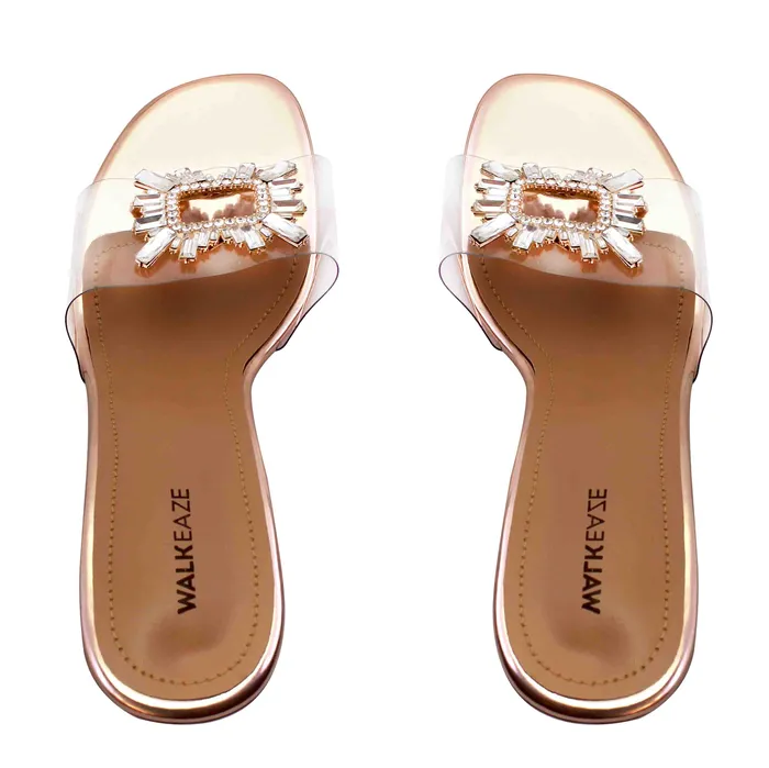 Earrings Women Slippers 62066S Walkeaze