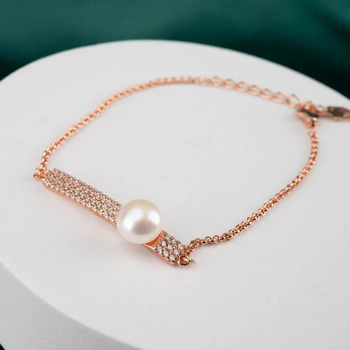 Elegant Freshwater Pearl Bracelet WB00024 Pearly Lustre Bracelets