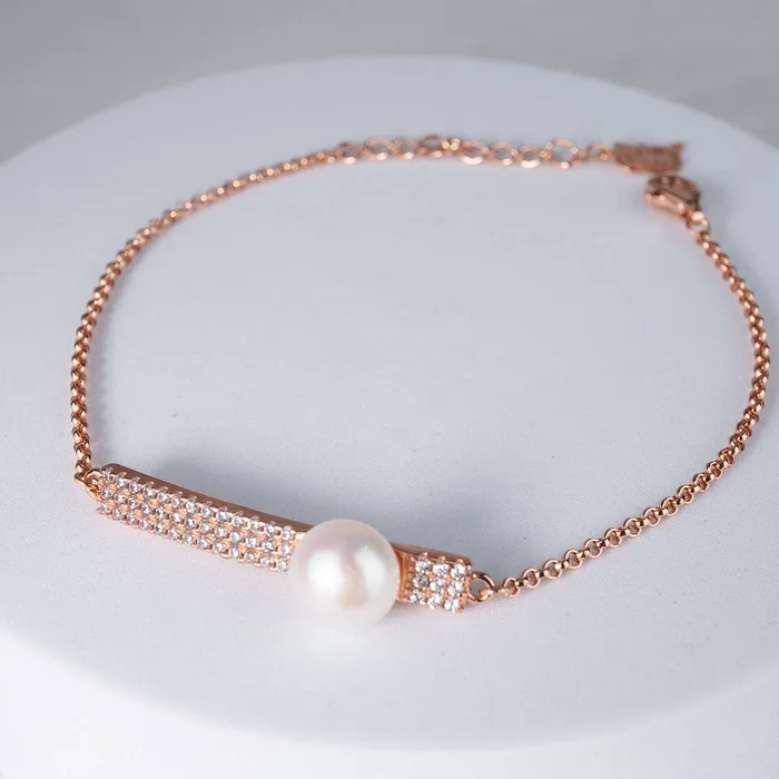 Elegant Freshwater Pearl Bracelet WB00024 Pearly Lustre Bracelets