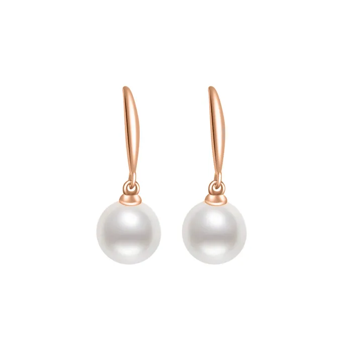 Elegant Freshwater Pearl Earrings WE00386 Pearly Lustre Earrings