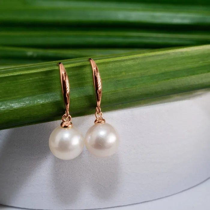 Elegant Freshwater Pearl Earrings WE00386 Pearly Lustre Earrings