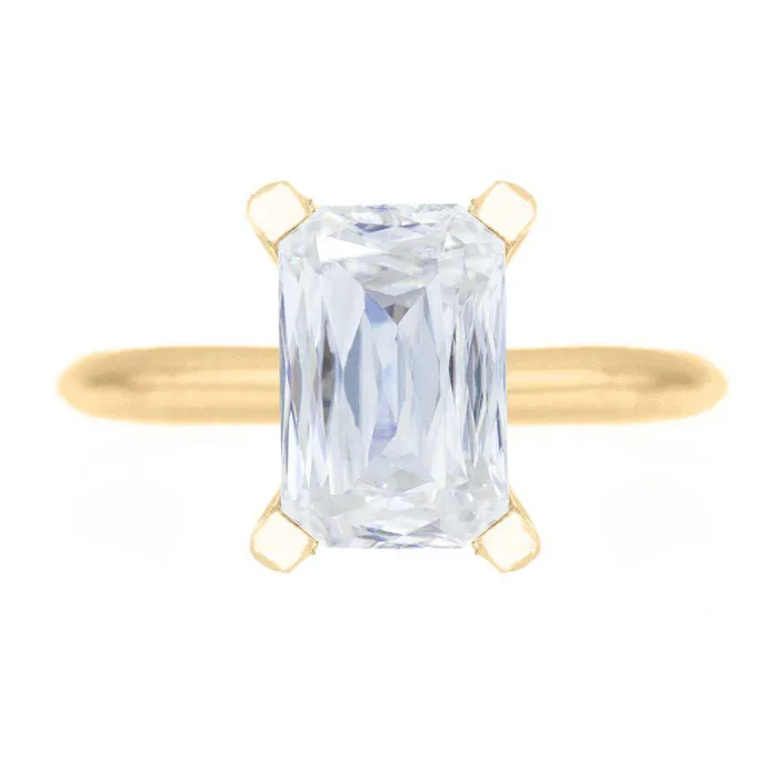 Fire Brilliance Rings A Cute Cut Heirloom FAB Moissanite 4 Prongs FANCY Solitaire Ring Fire Brilliance Rings A Cute Cut Heirloom FAB Moissanite 4 Prongs FANCY Solitaire Ring