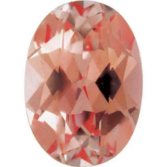Fire Brilliance Rings FAB LabGrown Oval Champagne Sapphire Stone Size