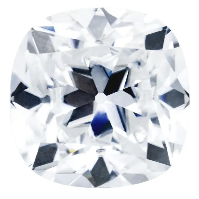 Fire Brilliance Rings Heirloom Moissanite Antique Old Mine Cut OMC