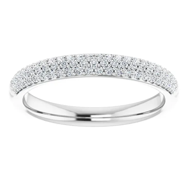 Fire Brilliance Rings Juliette Round Diamond 12 Eternity Ice Solitaire 14 CTW Band