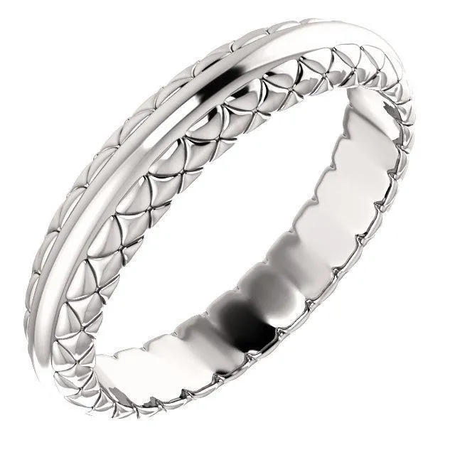 Fire Brilliance Rings Matthew Woven Design Wedding Band