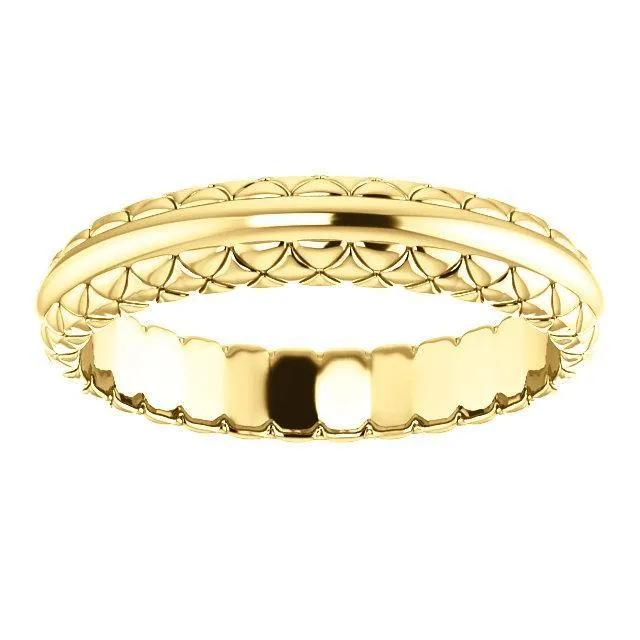 Fire Brilliance Rings Matthew Woven Design Wedding Band