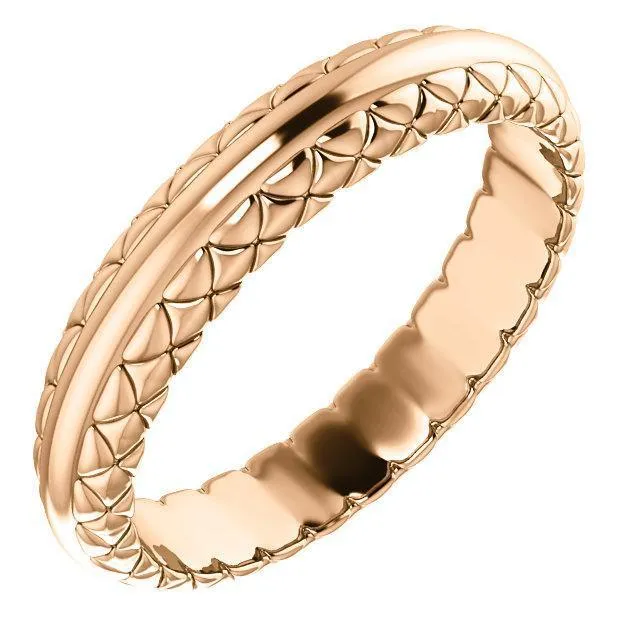 Fire Brilliance Rings Matthew Woven Design Wedding Band