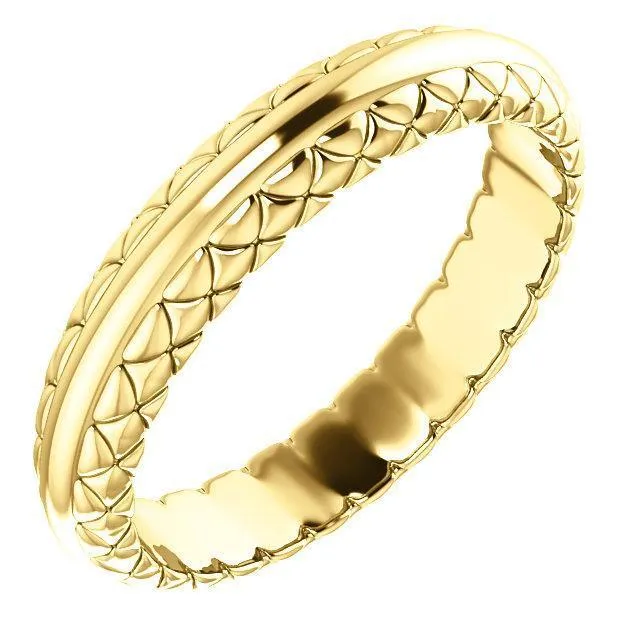 Fire Brilliance Rings Matthew Woven Design Wedding Band