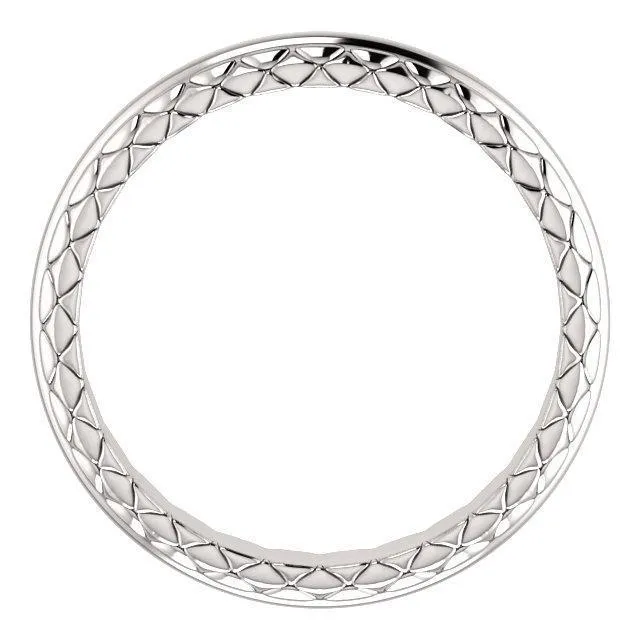 Fire Brilliance Rings Matthew Woven Design Wedding Band