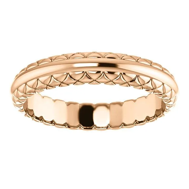Fire Brilliance Rings Matthew Woven Design Wedding Band