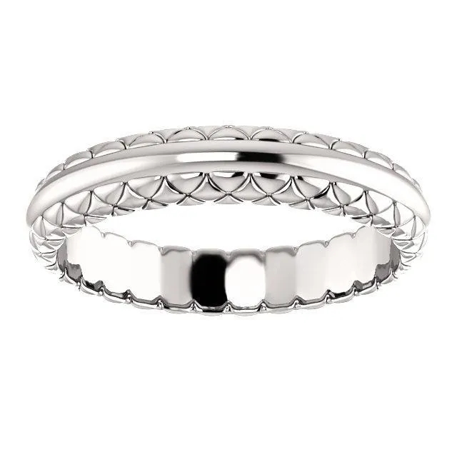 Fire Brilliance Rings Matthew Woven Design Wedding Band