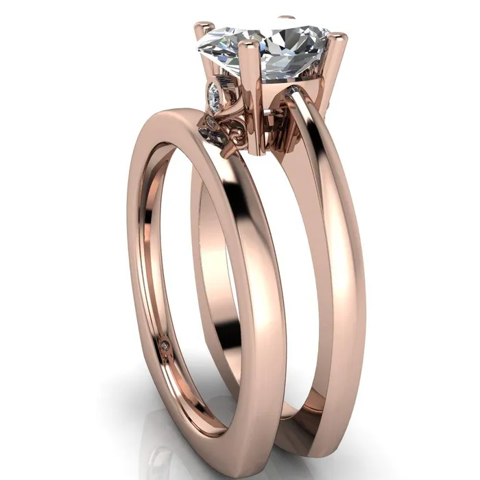 Fire Brilliance Rings Nessie Oval Center Stone 4 Prong Basket Setting Euro Shank Ring